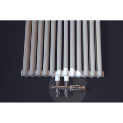 Best Design Class set de raccordement universel pour radiateur - connexion centrale par le bas droite chrome