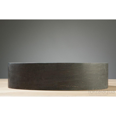 Forzalaqua Firenze waskom 50x30x12cm Ovaal Natuursteen Hardsteen gezoet SHOWROOMMODEL