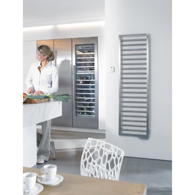 Zehnder Subway radiateur design - 1549x450mm - 445W - acier inoxydable brossé