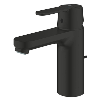 Grohe Get Wastafelmengkraan - m-size - trek waste - matte black (mat zwart)