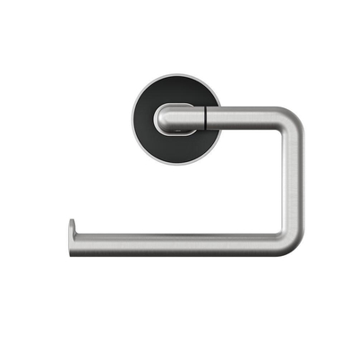 Tiger Carv Porte-rouleau de papier toilette - sans couvercle - inox brossé/noir