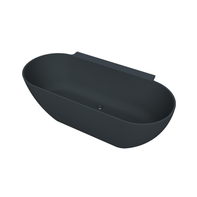 Arcqua Havana Baignoire demi-îlot - 170x80cm - mat anthracite