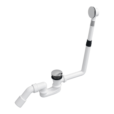 Viega Citaplex garniture de vidage et de trop-plein pour baignoire à fermeture clic-clac laiton Chrome