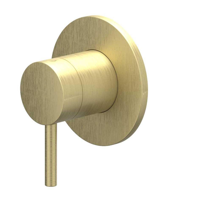 IVY Bond Pièce de finition - pour robinet encastré - inverseur arrêt - or mat brossé PVD