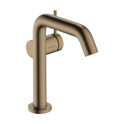 Hansgrohe Tecturis S wastafelkraan - model 150 - coolstart - met klikwaste - geborsteld brons