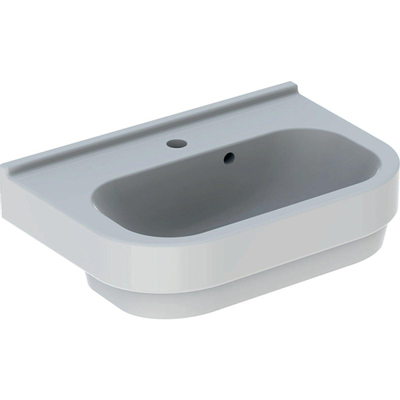 Geberit 300 Basic wastafel - compact - met kraangat - met overloop - 60x40x19.5cm - wit