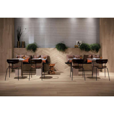 ÉCHANTILLON Terravito Elmare carreau mural et de sol - 20x120cm - 9mm - Rectangulaire - Effet bois - Maple Mat