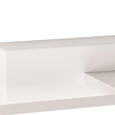 QAZQA Jerre applique murale - 41,5x13,5x5,5cm - LED incluse - IP44 - blanc mat