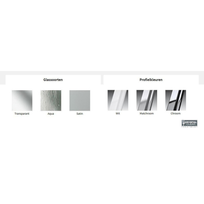 Novellini Young 2.0 2B porte pivotante 2 pièces pour niche 87/91x200cm chrome/transparente