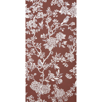 Ceralto Spectra Bande décorative - 60x120cm - 10.0mm - rectifié - Floral bordeaux