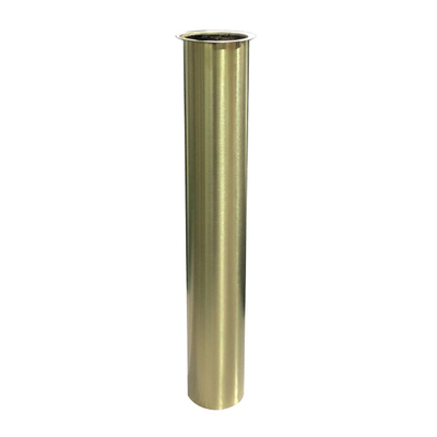 Wiesbaden Sifon tube d'extension 20cm avec collier laiton brossé