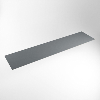 Mondiaz TOP 51 Topblad - 220x51x0.9cm - geschikt voor afdekplaat - Solid surface - Plata