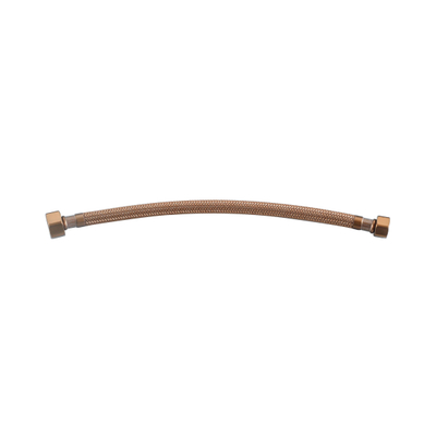 Fortifura Calvi Tuyau flexible - 30cm - 1/2"x3/8" - cuivre brossé