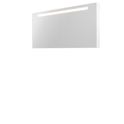 Proline Spiegelkast Premium met geintegreerde LED verlichting, 3 deuren 140x14x74cm Glans wit