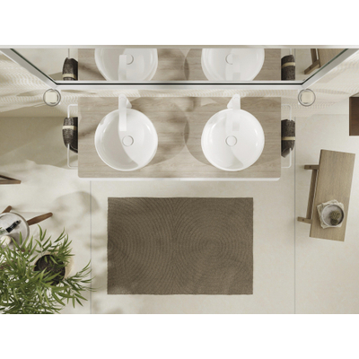 Hansgrohe Xuniva S Waskom - 40x40cm - rond - zonder kraangat - zonder overloop - smartclean - glans wit