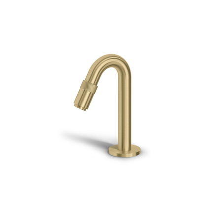 Clou Freddo 9 robinet de lave-mains or brossé PVD