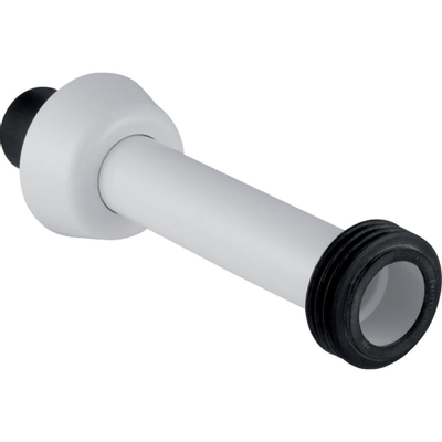 Geberit aansluitgarnituur - 44mm - 25cm - voor inbouw spoelbocht en staande closetpot - wit