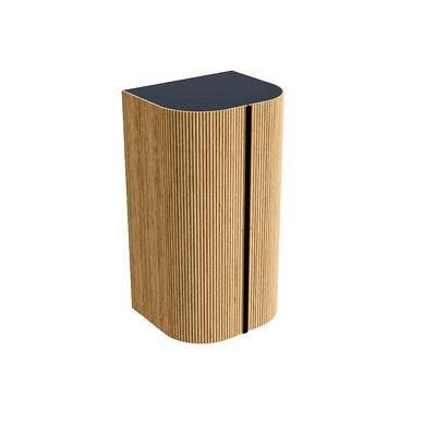 MONDIAZ KURVE 80cm kolomkast kleur Oak met 2 deuren