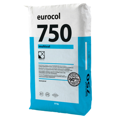 Eurocol 750 Multicol Colle pour carrelage en pâte - Gris