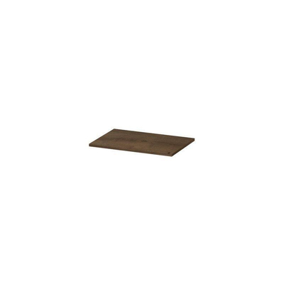 INK Topdeck Wastafelblad - 60x40x2cm - tbv onderkast - MDF - Fineer Chocolate