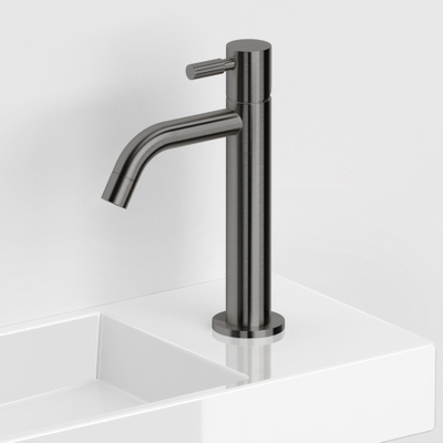 Clou Xo Mélangeur lavabo - 18,8 cm - gunmetal brossé