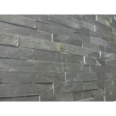 SAMPLE Kerabo Wandtegel Schiste flatface stonepanel antraciet slate Natuursteenlook Breukruw Antraciet