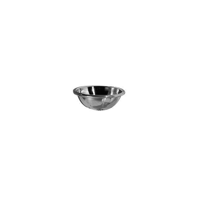 Plieger Rimini lavabo encastré 33,4cm inox poli avec bouchon de vidage