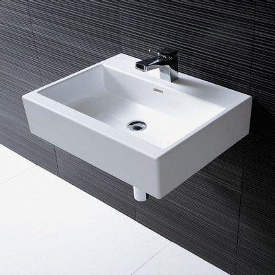 Laufen Living City Vasque à poser 50x46x15.5cm 1 trou de robinet avec trop-plein dessous poli céramique blanc