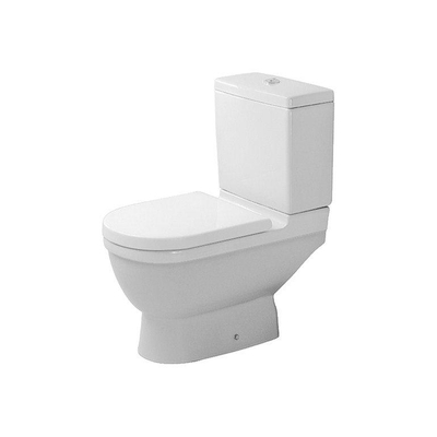 Duravit Philippe Starck 3 combinaison de WC à poser à évacuation profonde PK blanc