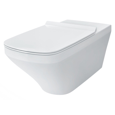 Duravit Durastyle Vital WC-zitting - 50.7x37.9x4.3cm - met quickrelease - kunststof - wit glanzend