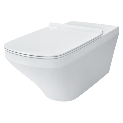 Duravit DuraStyle Vital WC-zitting 50.7x37.9x4.3cm met quickrelease Kunststof wit Glanzend