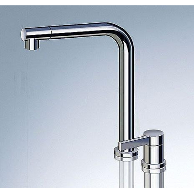 Dornbracht Elio Mitigeur de cuisine 2 trous avec rosaces avec bec orientable chrome