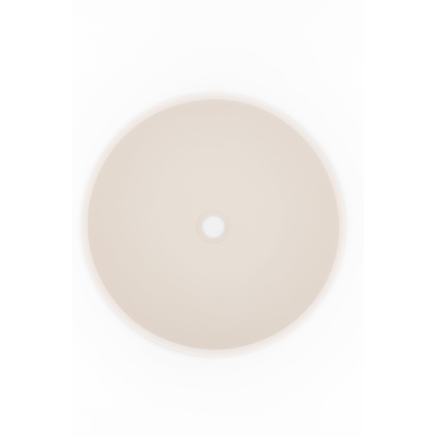 Zeza Element Waskom - 41x41x14cm - solid surface - mat crème (beige)