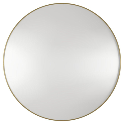 Haceka Deco miroir - 80x80cm - rond - or brossé