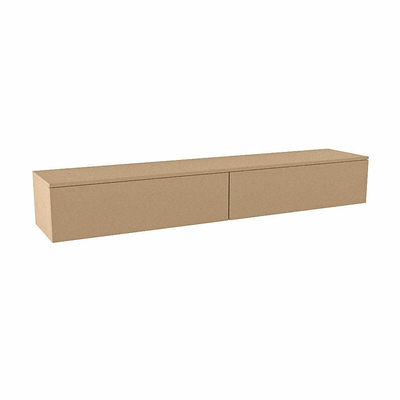 Mondiaz ALAN MODULE Wastafelonderkast - 200x45x30cm - 2 lades - push to open - Oro