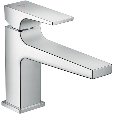 Hansgrohe Metropol Wastafelmengkraan - 100 - coolstart - met push open waste - hoogglans chroom