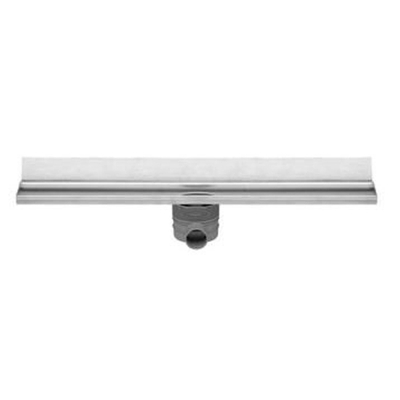 Easy Drain Multi Wall inbouwdeel RVS zonder rooster waterslot 30/35/50mm 100cm inbouw diepte 110mm met zijuitloop