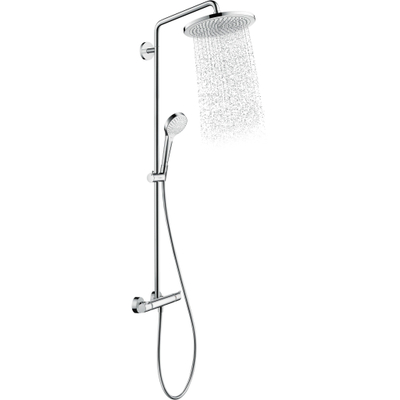 Hansgrohe Croma select s Showerpipe - 280 - 1jet - ecosmart - met thermostaat - hoogglans chroom
