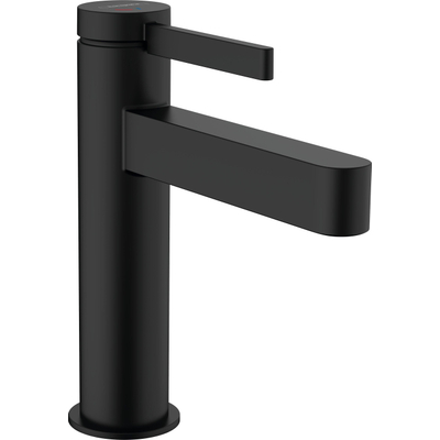 Hansgrohe Finoris 1 greeps wastafelkraan - 110 - coolstart - met afvoerplug - mat zwart