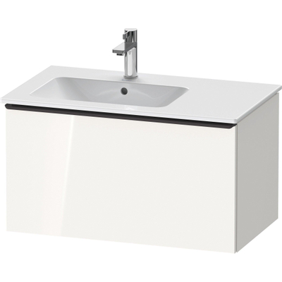 Duravit D-neo Meuble sous vasque 81x46.2x44cm 1 tiroir Blanc haute brillance