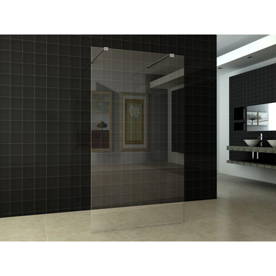 Wiesbaden Free Shower plus Inloopdouche vrijstaand 120x200cm 10mm glas met NANO coating SHOWROOMMODEL