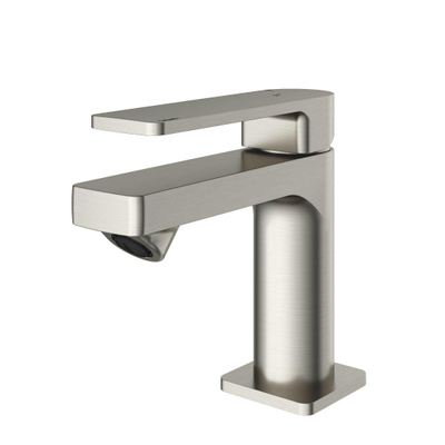 Hotbath Gal Robinet lave-mains à poser - bec 10,2 cm - PVD - nickel brossé