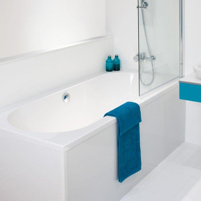 Villeroy & Boch O.novo kunststof duobad acryl rechthoekig - 190x90x50cm - zonder poten - glans wit