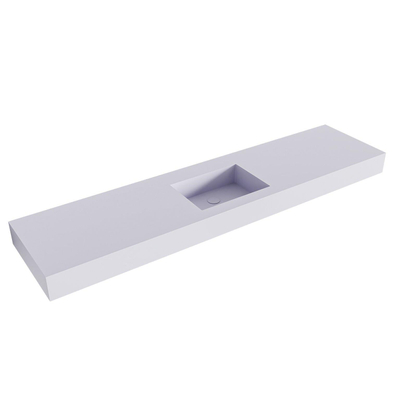 MONDIAZ EDGE Cale lavabo suspendu 191cm central bord 12cm