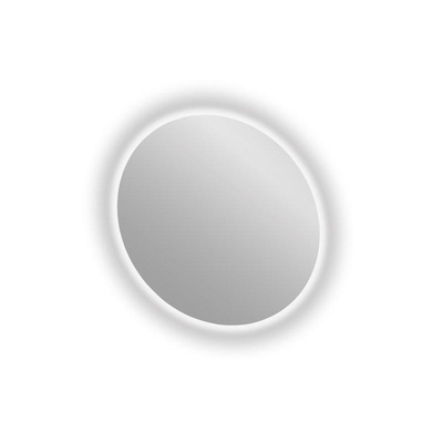 Plieger Ambi Round spiegel – rond Ø80 cm – indirecte LED rondom – Zilver
