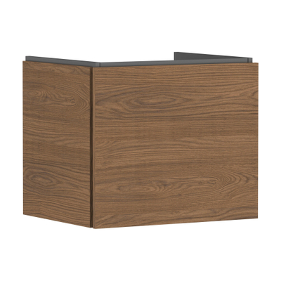 Hansgrohe Wastafelonderkast - 58x47cm - 1 lade - cashmere oak