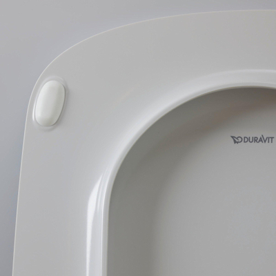Duravit DuraStyle WC-zitting 35.9x48.9x5.4cm met softclose met quickrelease Kunststof wit Glanzend