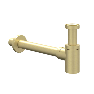 IVY Design Siphon - modèle bas - or brossé mat PVD