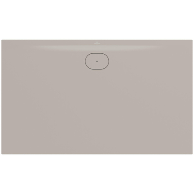 Villeroy & Boch Ecora douchebak - 150x90x3.5cm - afvoer lange zijde - almond (beige)