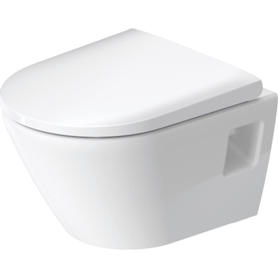 Duravit D-neo Wandcloset - diepspoel - rimless - 37x48x40cm - glans wit